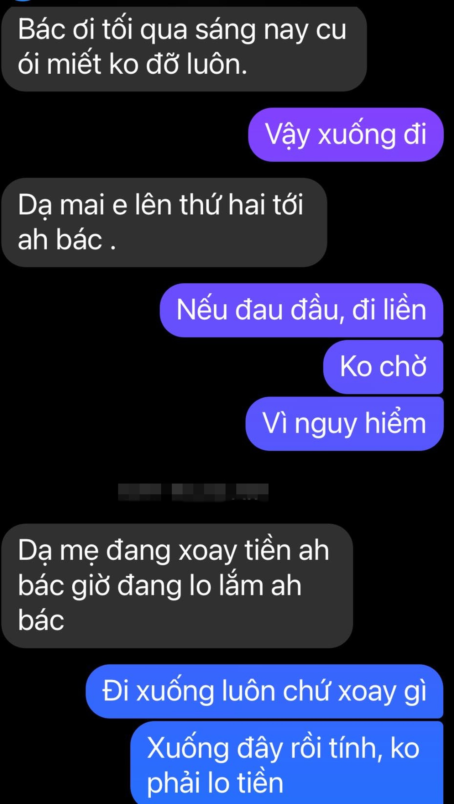 Những tin nhắn cầu cứu lúc nửa đêm và trăn trở của bác sĩ bé đầu bự - 2 Những tin nhắn cầu cứu lúc nửa đêm và trăn trở của bác sĩ bé đầu bự - 2
