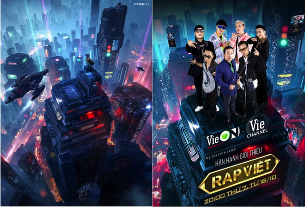 Rap Việt mùa 2 bị tố xào poster nước ngoài - 1 Rap Việt mùa 2 bị tố xào poster nước ngoài - 1