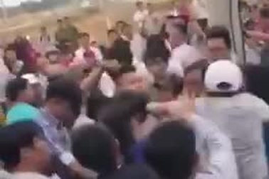 Xô xát xảy ra giữa những người mua đất và đại diện Công ty Bách Đạt An