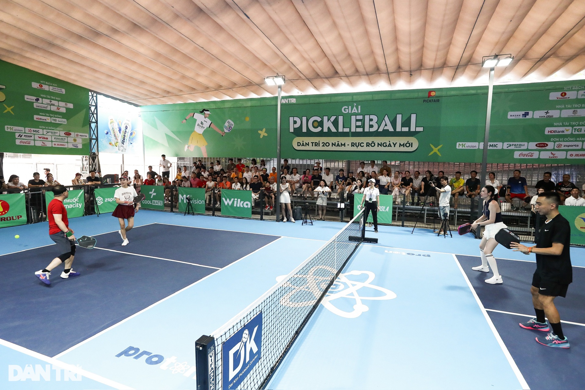 Dàn á hậu, diễn viên, ca sĩ nổi tiếng hâm nóng giải pickleball Dân trí - 3 Dàn á hậu, diễn viên, ca sĩ nổi tiếng hâm nóng giải pickleball Dân trí - 3