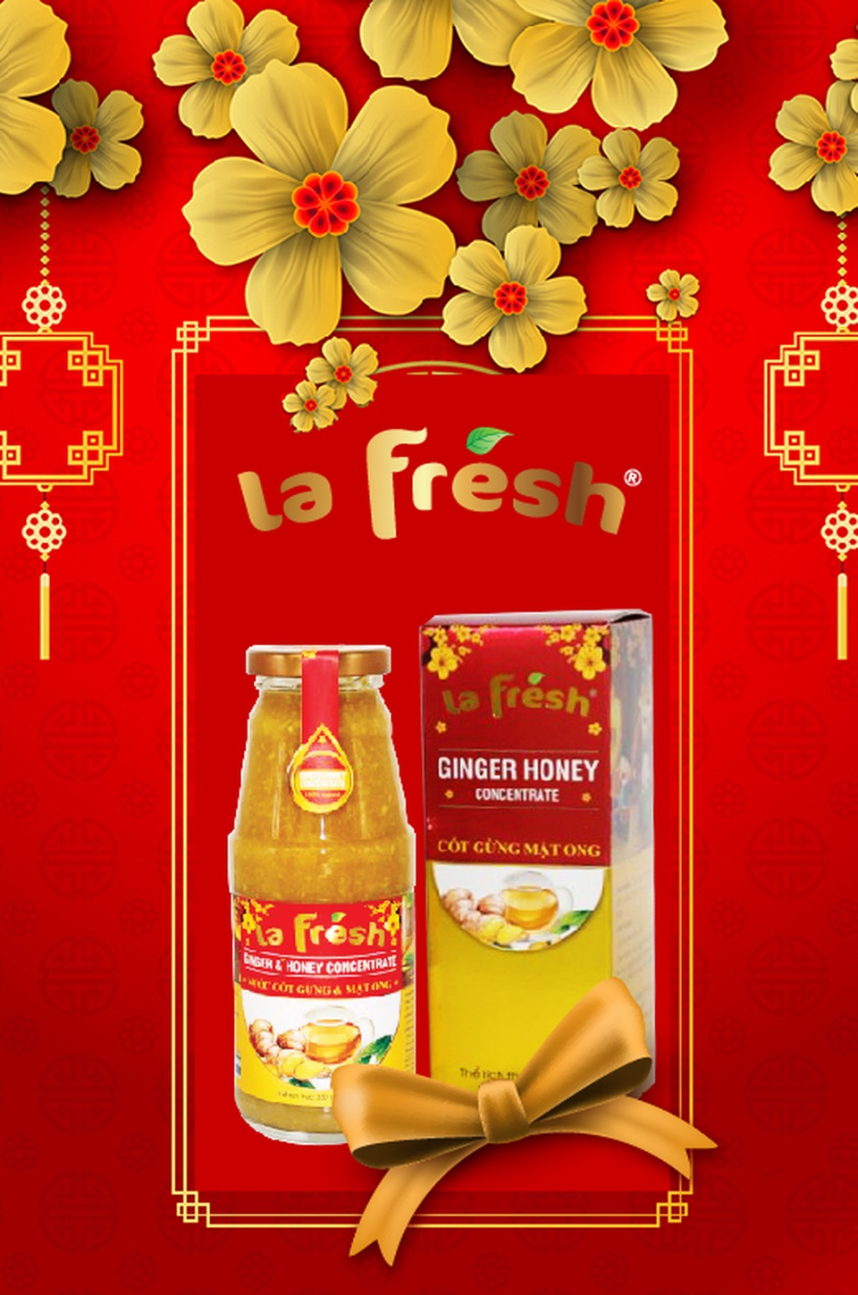 Đượm vị Tết, ấm vị tình cùng nước cốt gừng mật ong Lafresh - 1 Đượm vị Tết, ấm vị tình cùng nước cốt gừng mật ong Lafresh - 1