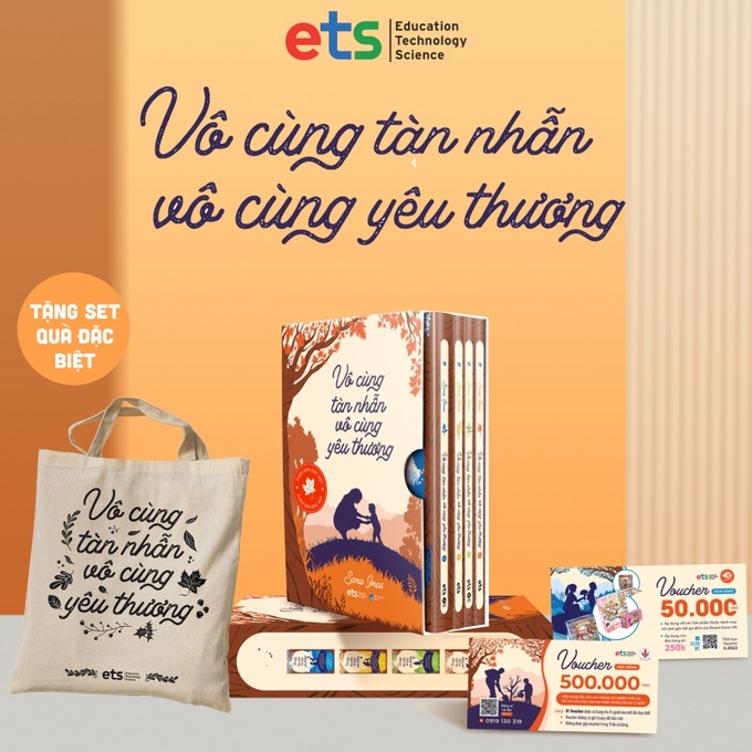 Bộ sách nuôi dạy con thông minh của người Do Thái Vô cùng tàn nhẫn, vô cùng yêu thương đã bán ra hơn 3 triệu bản trên toàn thế giới. Để tri ân phụ huynh, độc giả đã ủng hộ bộ sách trong suốt thời gian qua, ETS phát hành hơn 1.000 bản phiên bản giới hạn của bộ sách này với nhiều ưu đãi hấp dẫn.