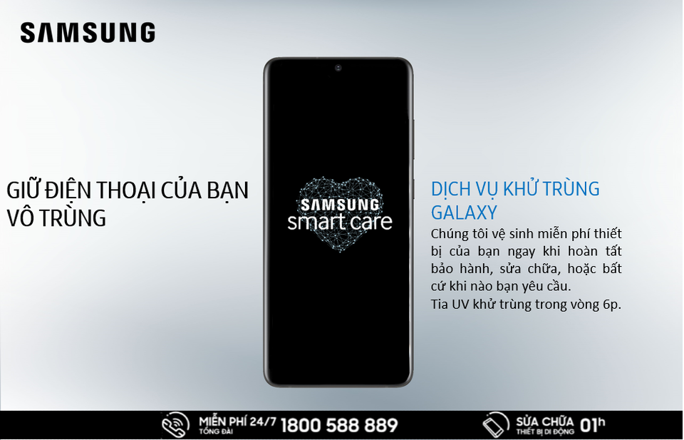 Samsung khử khuẩn smartphone miễn phí bằng tia UV - 2 Samsung khử khuẩn smartphone miễn phí bằng tia UV - 2