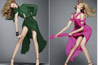 Hailey Clauson bay bổng trên Vogue 