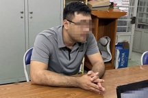 Gã đàn ông ân hận vì đạp ngã nữ xe ôm công nghệ ở Bình Dương