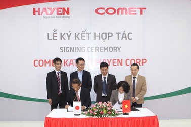 Lễ ký kết thỏa thuận hợp tác chiến lược giữa Hà Yến (Việt Nam) và Comet Kato (Nhật Bản)