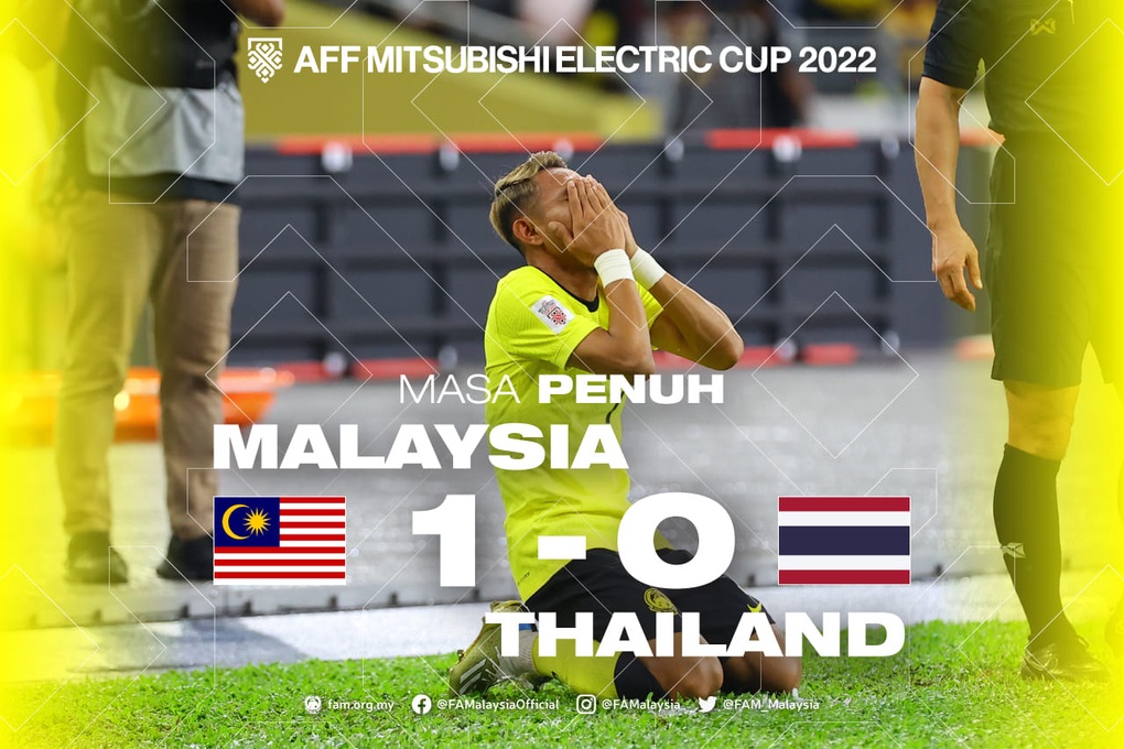 Malaysia chiến thắng Thái Lan trong trận đấu tranh cãi - 1 Malaysia chiến thắng Thái Lan trong trận đấu tranh cãi - 1