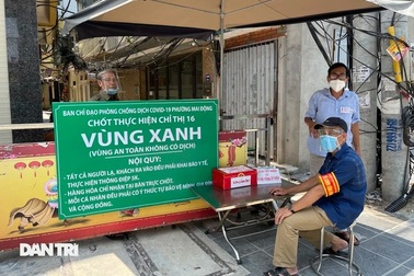 40 chốt "vùng xanh" đầu tiên ở Hà Nội