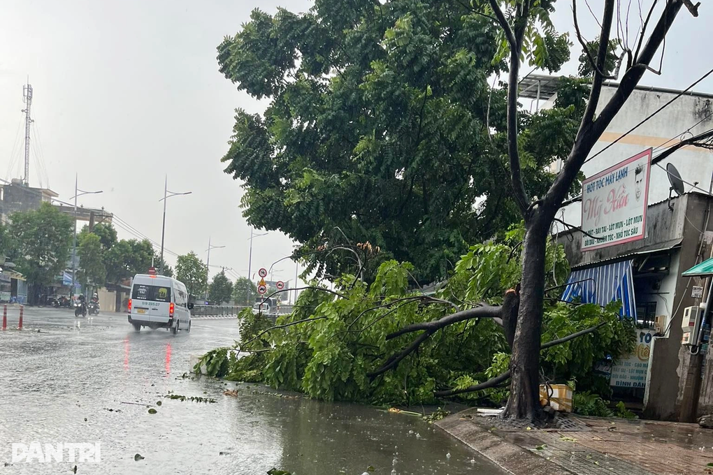 Đường phố Biên Hòa ngập sâu do mưa lớn - 2 Đường phố Biên Hòa ngập sâu do mưa lớn - 2