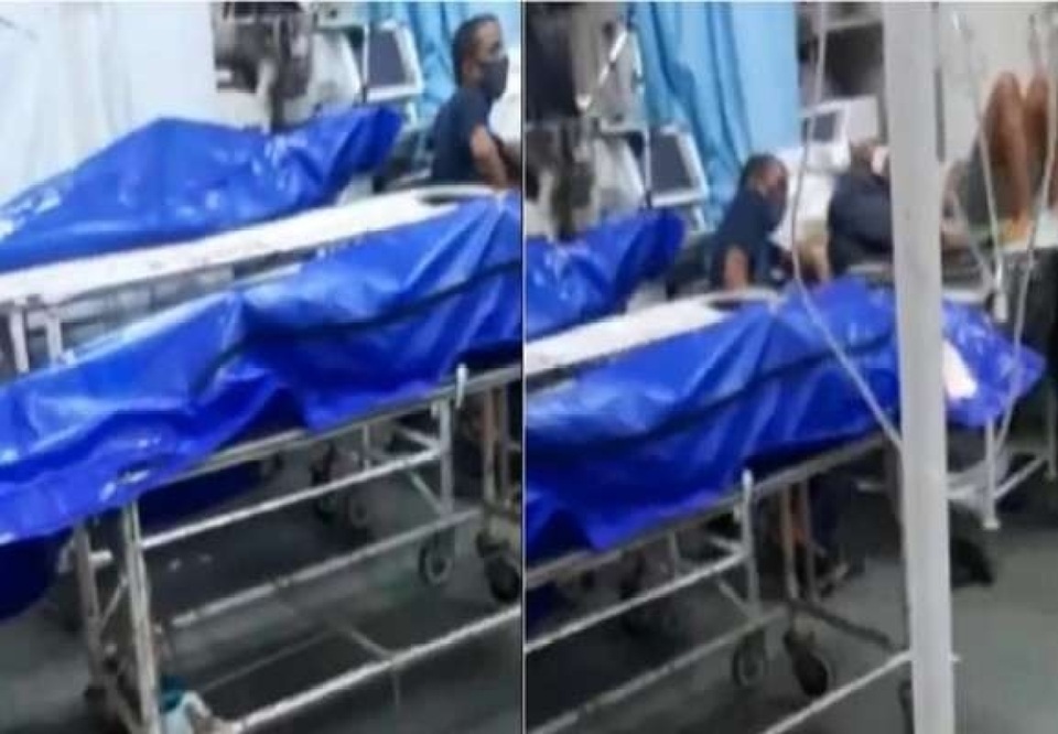 Bệnh viện Ấn Độ lý giải việc xếp thi thể cạnh bệnh nhân Covid-19 - 1 Bệnh viện Ấn Độ lý giải việc xếp thi thể cạnh bệnh nhân Covid-19 - 1