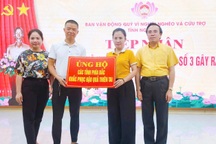 Nghệ An ủng hộ các tỉnh phía Bắc bị thiệt hại do bão lũ hơn 100 tỷ đồng