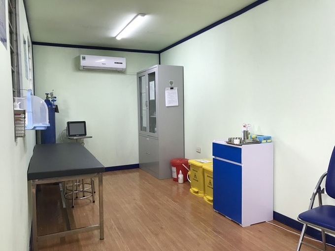 Bệnh viện K biến thùng container thành phòng khám dã chiến chống dịch bệnh COVID-19 - Ảnh 6. Bệnh viện K biến thùng container thành phòng khám dã chiến chống dịch bệnh COVID-19 - Ảnh 6.