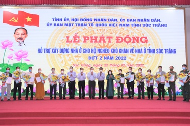 Sóc Trăng phát động hỗ trợ xây dựng nhà ở cho hộ nghèo