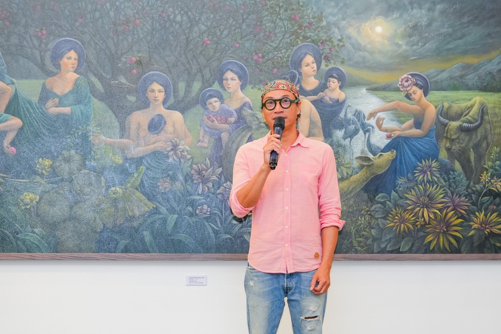 Nguyễn Như Đức và “Đất Mẹ”: Hành trình trở về từ những mảng màu ký ức - 1 Nguyễn Như Đức và “Đất Mẹ”: Hành trình trở về từ những mảng màu ký ức - 1
