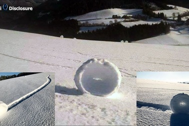 Vẻ đẹp của tuyết cuộn