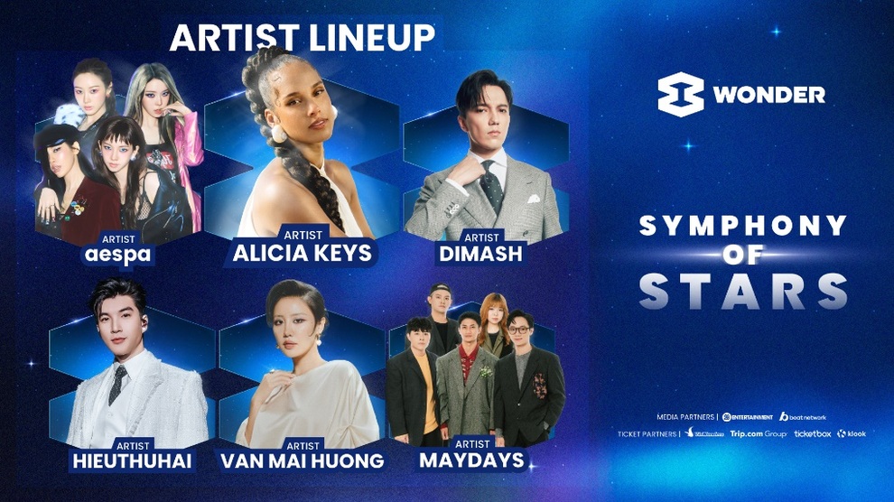 Alicia Keys, aespa, Dimash cùng dàn sao Việt sẽ biểu diễn tại 8Wonder Winter 2025 - 1 Alicia Keys, aespa, Dimash cùng dàn sao Việt sẽ biểu diễn tại 8Wonder Winter 2025 - 1