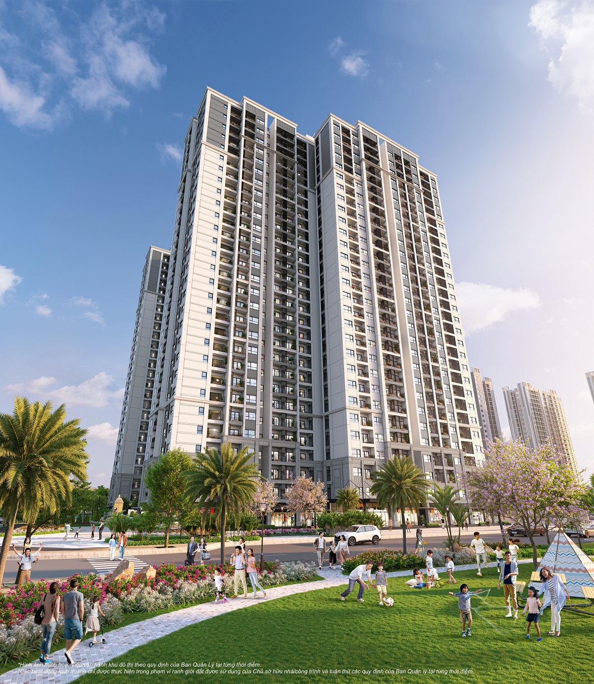 ឯកសិទ្ធិសម្រាប់អ្នករស់នៅក្នុងតំបន់រងនៃទីក្រុងឡុងដ៍ Vinhomes Ocean Park 1 - 2 Đặc quyền cho cư dân phân khu The London, Vinhomes Ocean Park 1 - 2