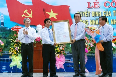 Nhơn Châu chính thức thành xã đảo trực thuộc TP.Quy Nhơn