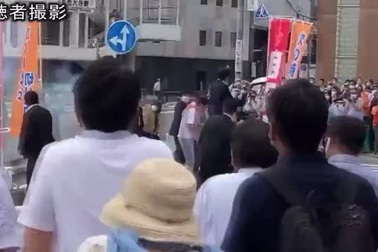 Tiếng súng tại hiện trường nơi cựu Thủ tướng Nhật Abe bị tấn công