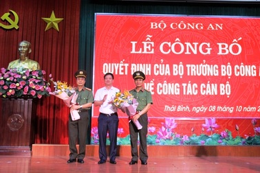 Giám đốc Công an Thái Bình được điều động làm Phó Cục trưởng Cục Cảnh sát Quản lý trại giam