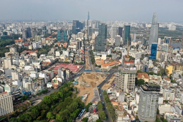 Toàn cảnh metro Bến Thành - Tham Lương sau gần 2 năm giải phóng mặt bằng