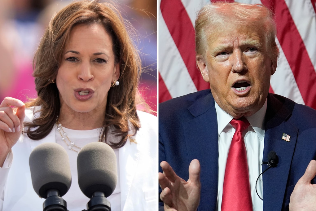 Ông Trump dọa bỏ tranh luận với bà Harris - 1