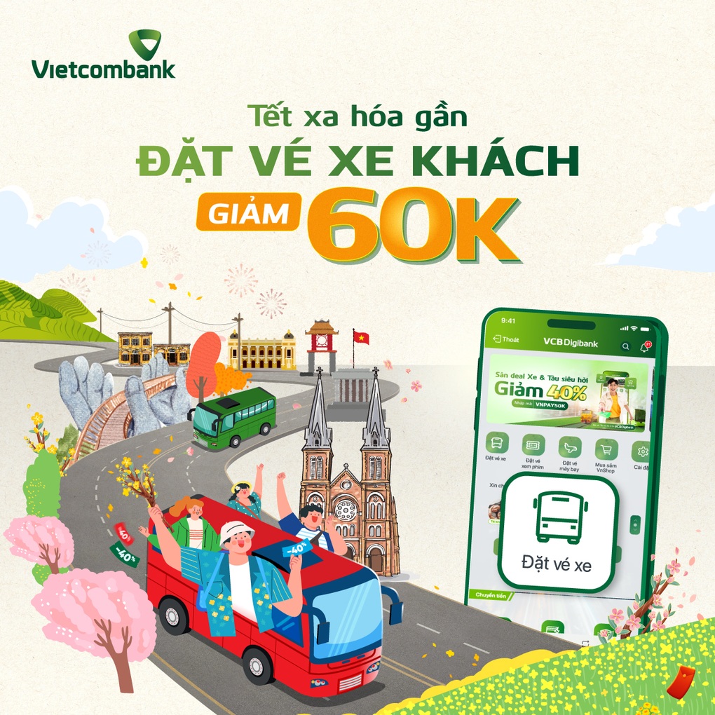 Đón Tết với loạt ưu đãi hấp dẫn trên VCB Digibank - 2 Đón Tết với loạt ưu đãi hấp dẫn trên VCB Digibank - 2