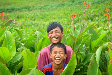 Mùa hoa dong riềng "thắp đỏ" núi lửa Chư Đang Ya
