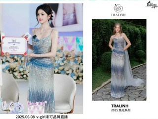 "Nữ thần cổ trang" Bạch Lộc khoe vóc dáng quyến rũ với thiết kế váy Việt - 5