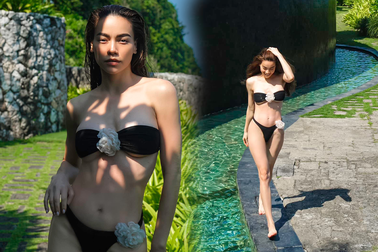 Hồ Ngọc Hà diện bikini nóng bỏng, khoe vóc dáng "mẹ 3 con" gây trầm trồ