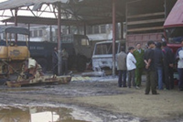 Nổ bình khí, một người thiệt mạng