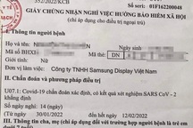 F0 ngoại trú chạy đôn chạy đáo xin giấy chứng nhận nghỉ việc hưởng BHXH