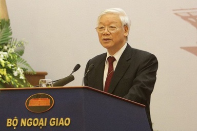 Tổng Bí thư: “Bảo vệ lợi ích quốc gia - dân tộc và tôn trọng luật pháp quốc tế”