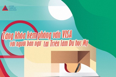Tặng khóa kèm phỏng vấn visa với người bản ngữ tại Triển lãm Du học Mỹ