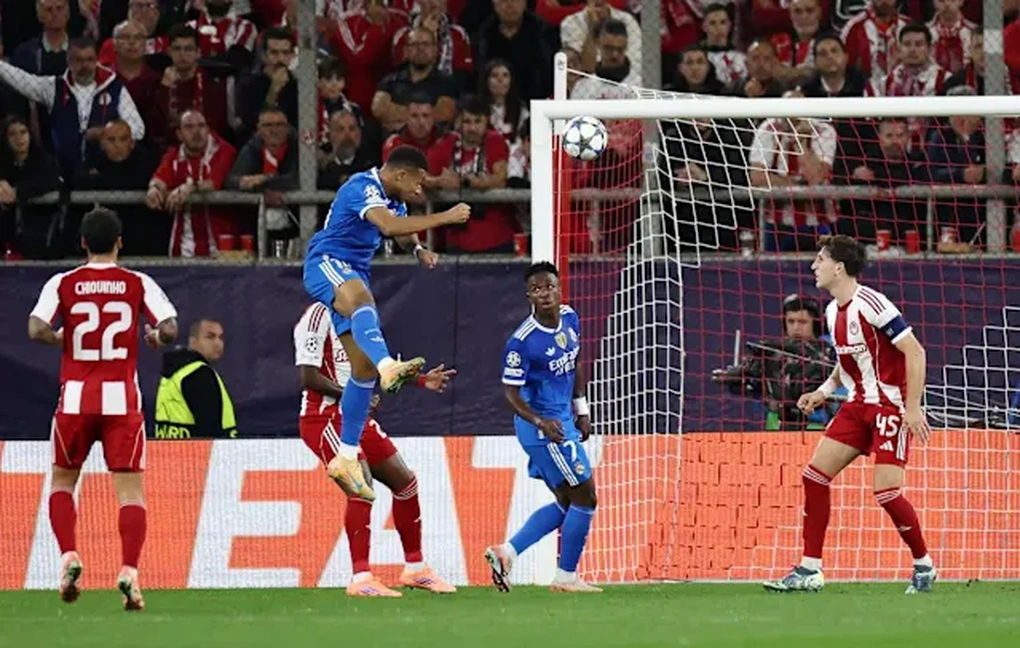 Mbappe ghi 4 bàn, Real Madrid thắng nghẹt thở đội bóng Hy Lạp - 2