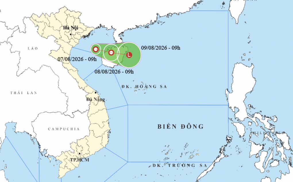 Xuất hiện áp thấp nhiệt đới trên Vịnh Bắc Bộ - 1 Xuất hiện áp thấp nhiệt đới trên Vịnh Bắc Bộ - 1