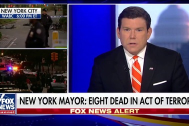 Hiện trường vụ tấn công khủng bố bằng xe tải tại New York