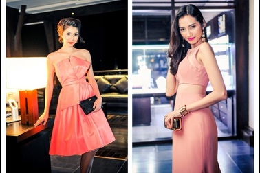 Ngọc Quyên và Trúc Diễm đọ “đường cong”