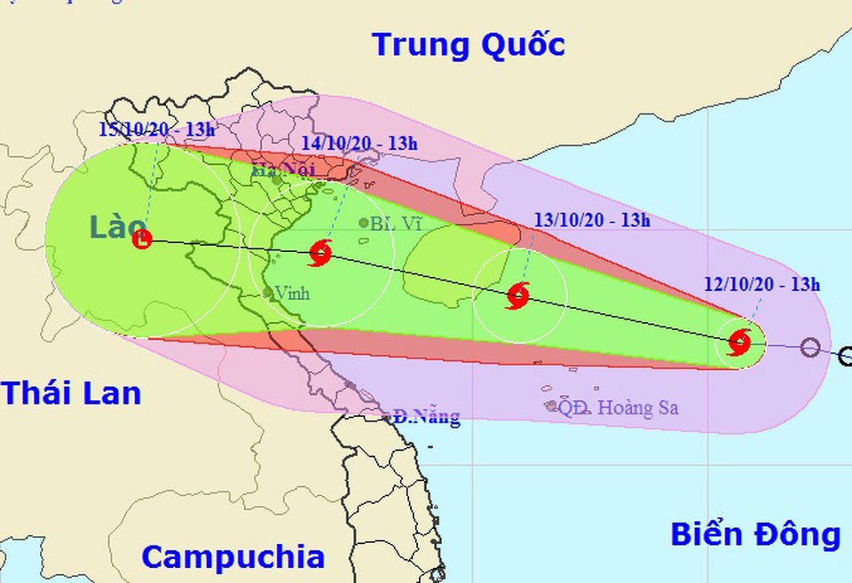 Áp thấp nhiệt đới đã mạnh lên thành cơn bão số 7 - 1 Áp thấp nhiệt đới đã mạnh lên thành cơn bão số 7 - 1