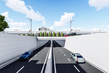 Hà Nội làm hầm chui Lê Văn Lương - Vành đai 3 với 10 làn xe