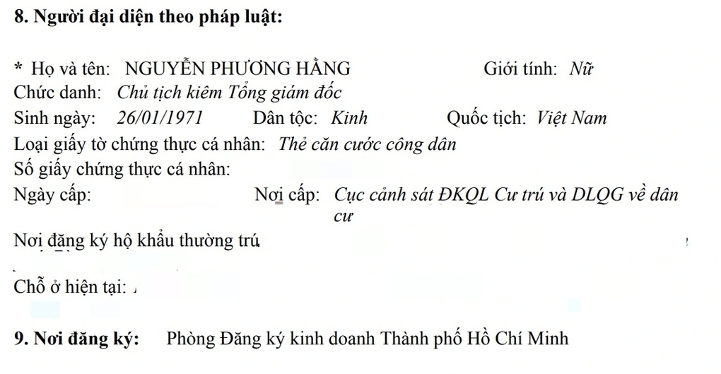 Ngoài Khu du lịch Đại Nam, bà Nguyễn Phương Hằng còn lãnh đạo công ty nào? - 1