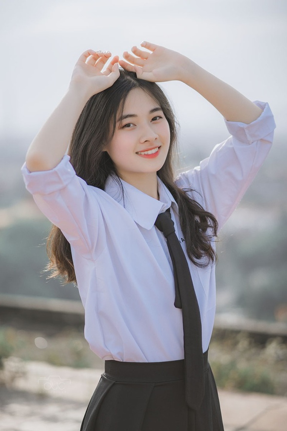 Vẻ đẹp đượm nét thơ ngây của nữ sinh Bắc Giang trong bộ đồng phục - 8