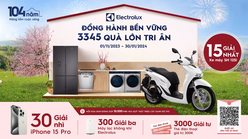 Electrolux kỷ niệm 104 năm thành lập với hơn 3.000 quà lớn - 1