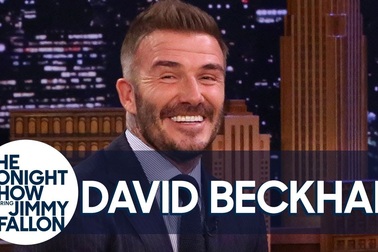 David Beckham điển trai trên truyền hình