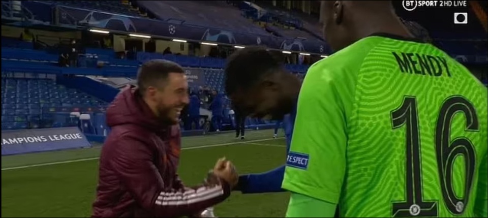 Eden Hazard ăn mừng khi Chelsea vào chung kết Champions League - 2 Eden Hazard ăn mừng khi Chelsea vào chung kết Champions League - 2