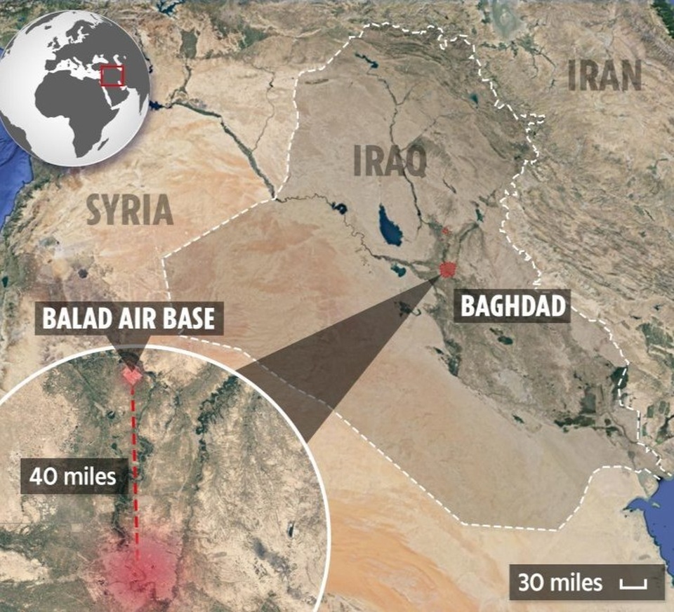 Mưa rocket trút xuống căn cứ Iraq có quân Mỹ đồn trú - 2