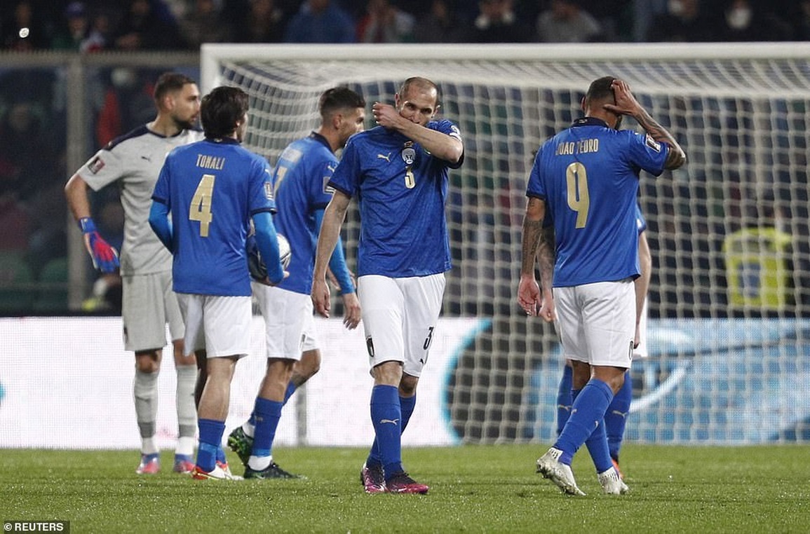 Thua sốc Bắc Macedonia, Italia chính thức tan vỡ giấc mơ dự World Cup 2022 - 11 Thua sốc Bắc Macedonia, Italia chính thức tan vỡ giấc mơ dự World Cup 2022 - 11