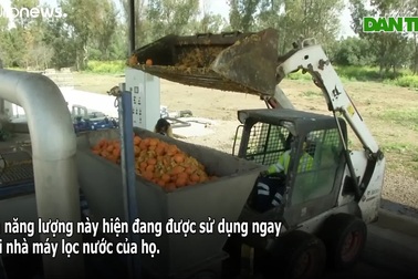 Lạ lùng thành phố tạo ra điện từ... những quả cam rụng bị vứt bỏ