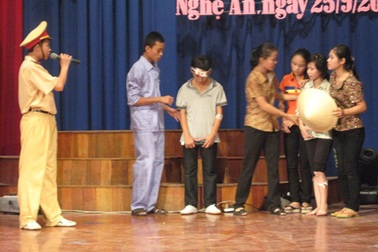 Nghệ An: Chung kết hội thi Tìm hiểu ATGT cấp THCS 