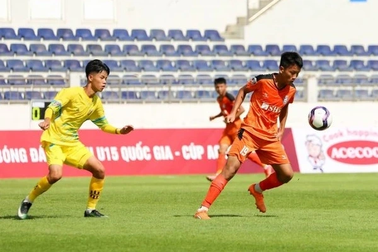 Hà Tĩnh và Bà Rịa Vũng Tàu giành 3 điểm ở giải U15 Quốc gia